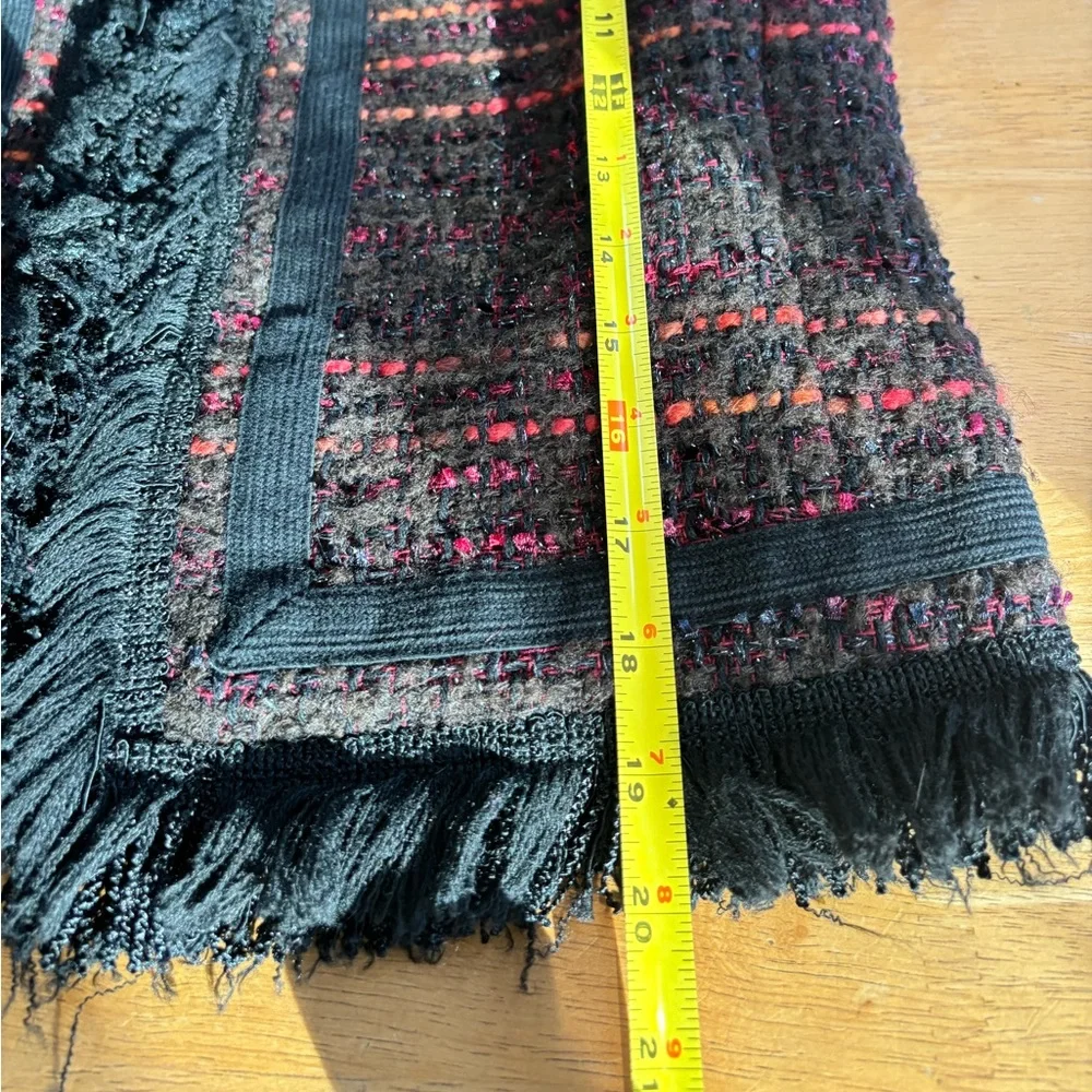 Kate Spade New York Multi Tweed Fringe Jacket in Bittersweet NWT 2 $498